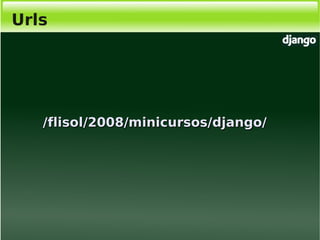 Django, Framework Python para desenvolvimento web
