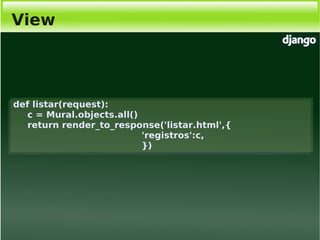 Django, Framework Python para desenvolvimento web
