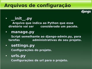Django, Framework Python para desenvolvimento web