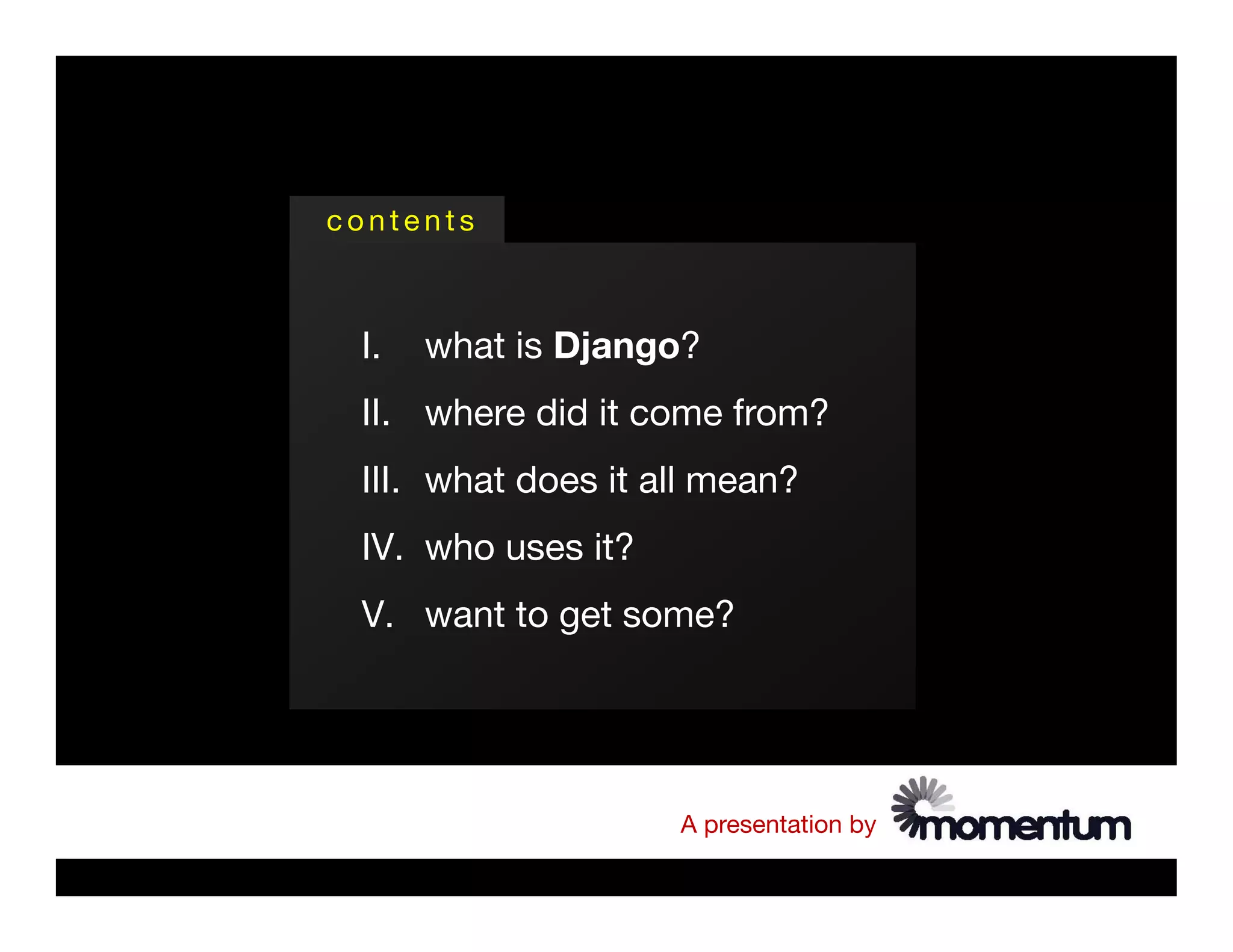 Django | PPT