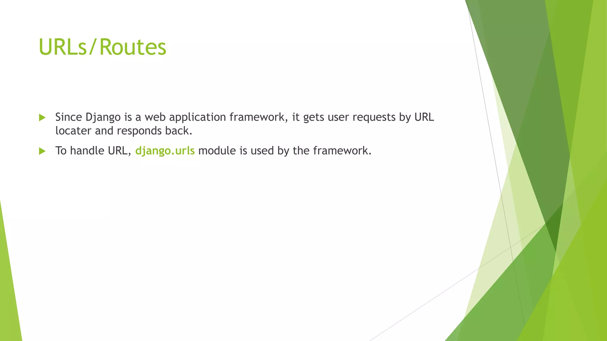 Basic Python Django | PPT