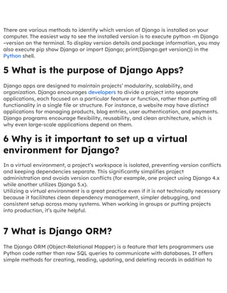 python programming tutorial django interview questions... Top Django Questions for Preparation .pdf