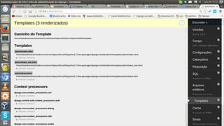 Django debug-toolbar