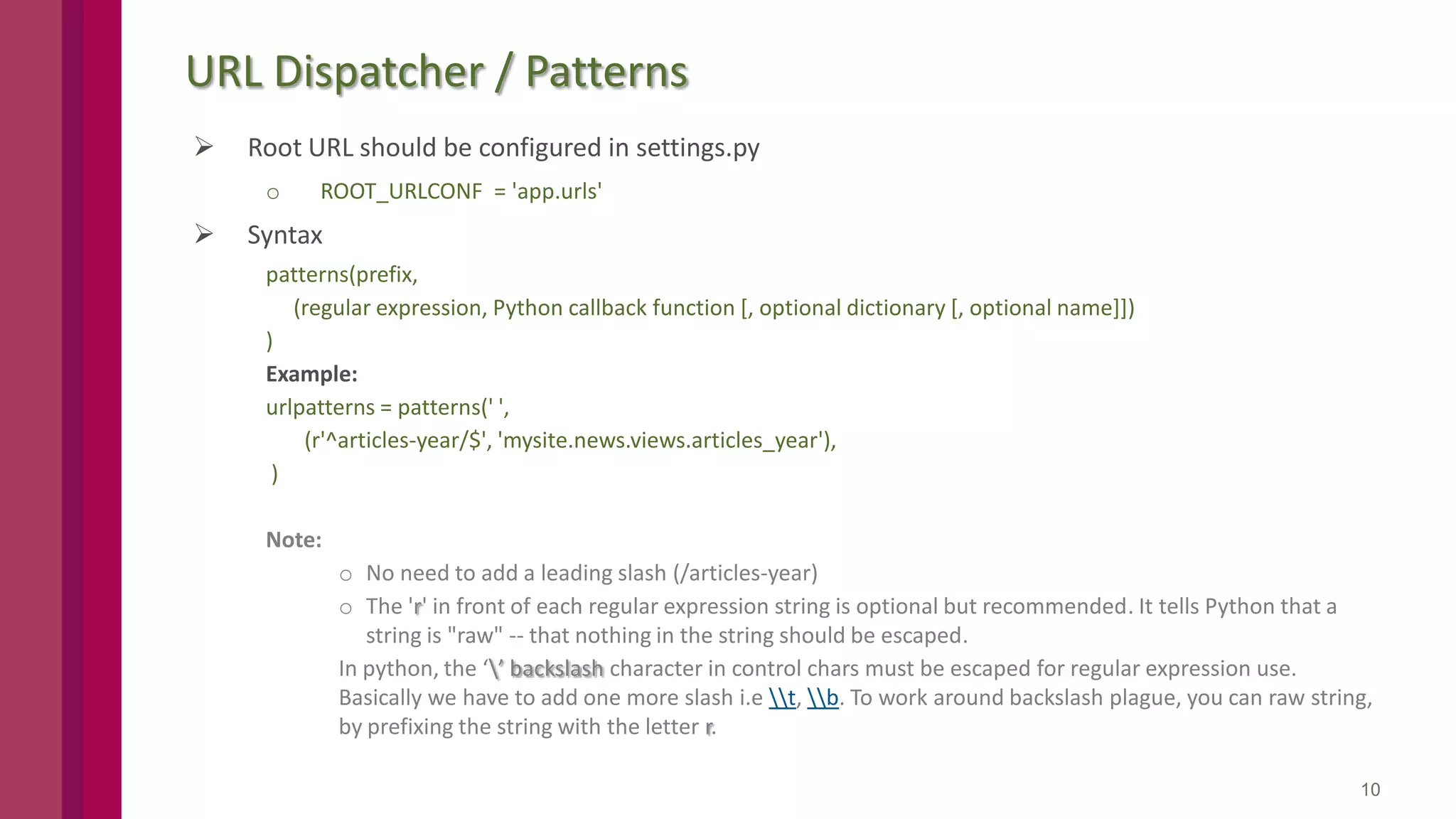 Django - Python MVC Framework | PPTX