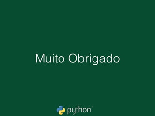 Templates
• Nós temos quase tudo pronto, temos a URL, temos
a View e temos o formulário, precisamos agora
criar um novo arquivo chamado de post.html e
dentro dele digitamos {{form.as_p}}.
• Nos templates nós podemos utilizar tags especiais
que não existem no HTML, elas são especíﬁcas do
Django e as chamamos de template tags.
• {% for n in numeros %} 
{% if numero %}
 