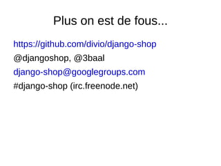 Bref, ça le fait pas C'est sacrément monolithique 