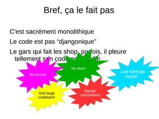 Pas besoin de 80% du code... dans 80% des cas :'( 