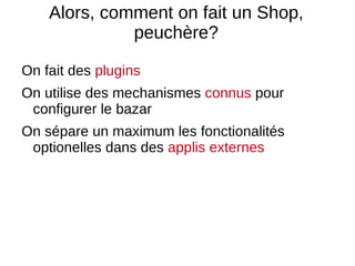 Une tonne de trucs a configurer, souvent de façon non-standard Live settings inside! 