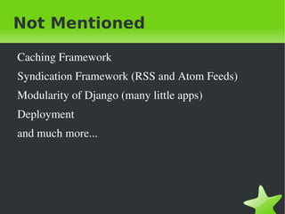 Model-View-Controller(MVC) Model = Database 