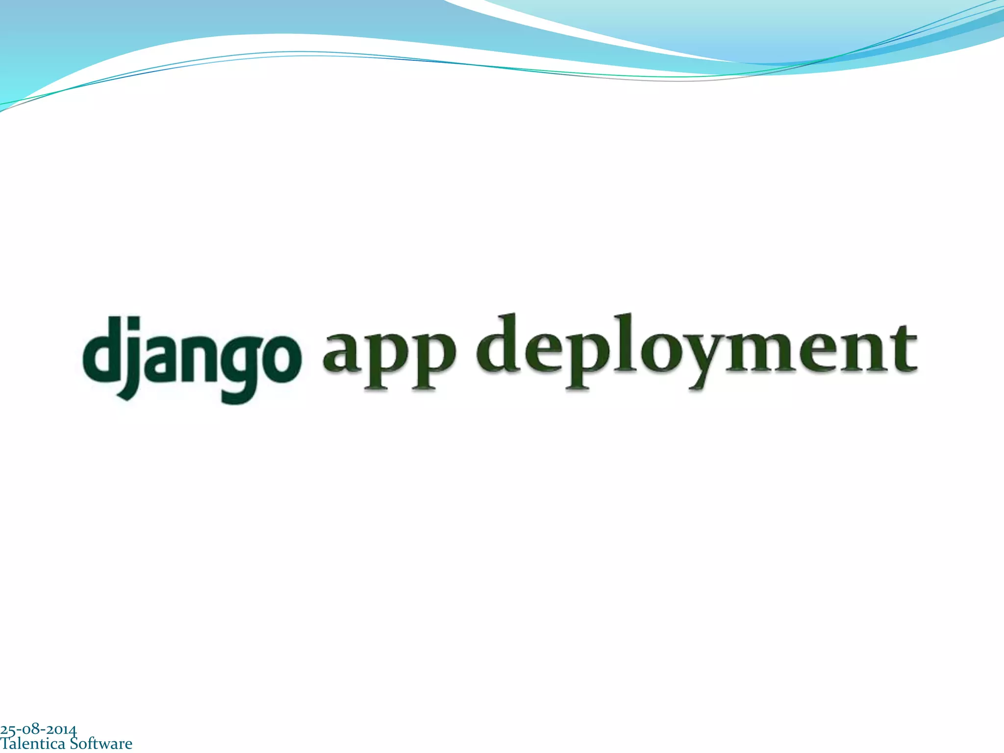 25-08-2014 Talentica Software 