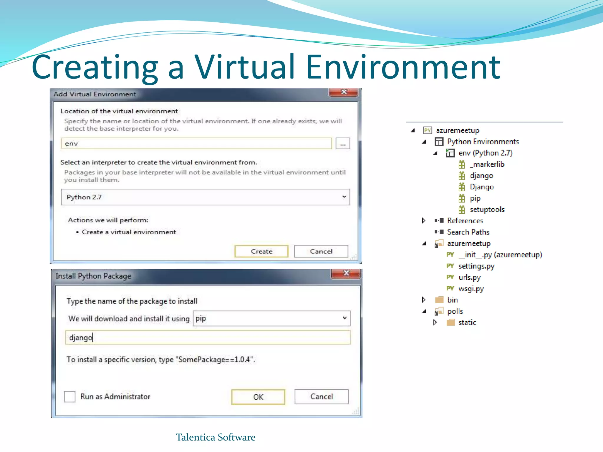 Creating a Virtual Environment Talentica Software 