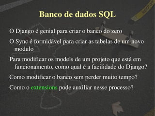 Modelagem parcial de um ou mais apps 