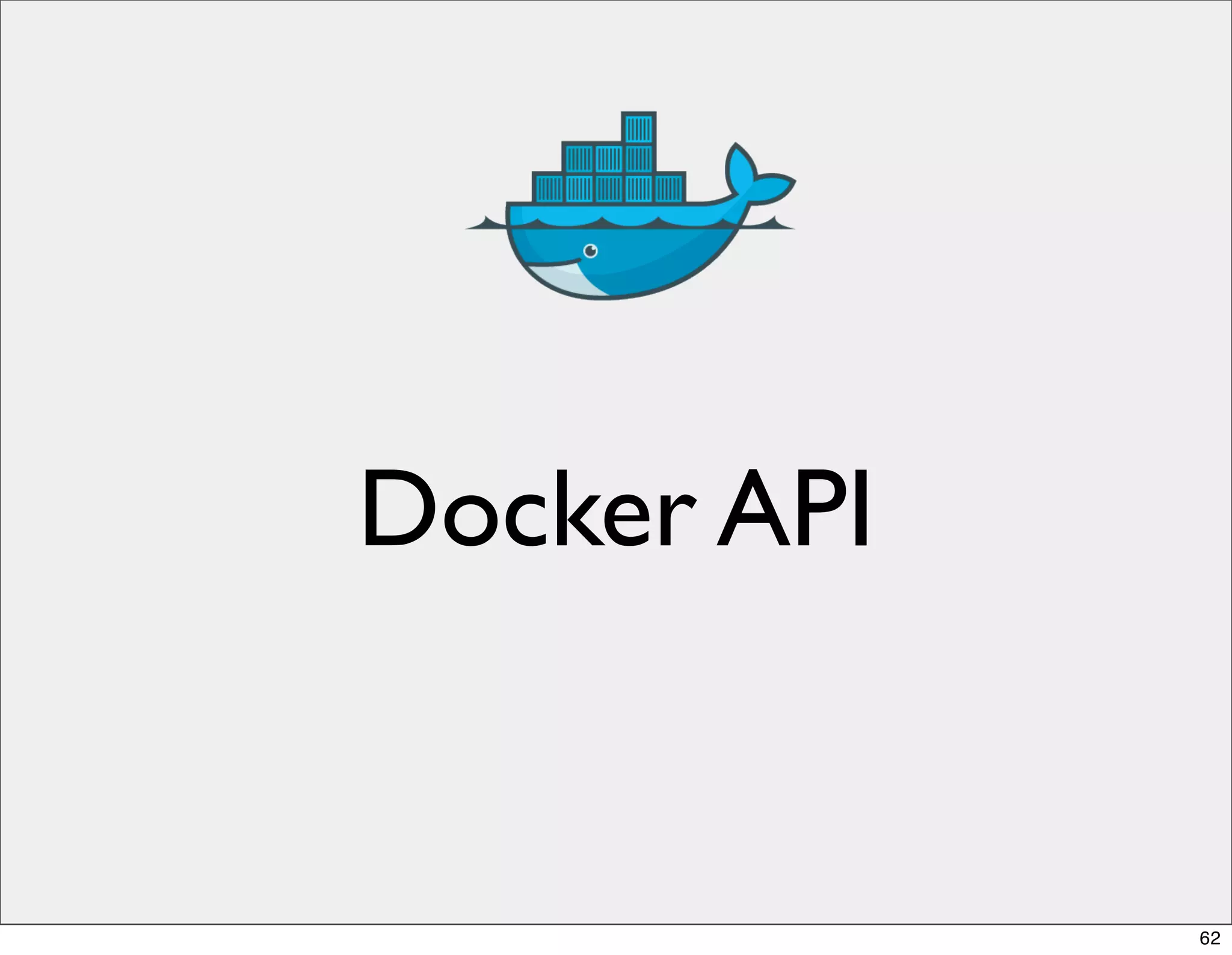 Docker API
62
 