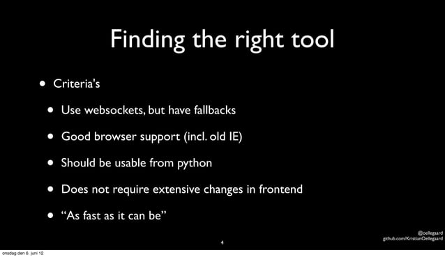 Implementing real time web applications with Django | PPT