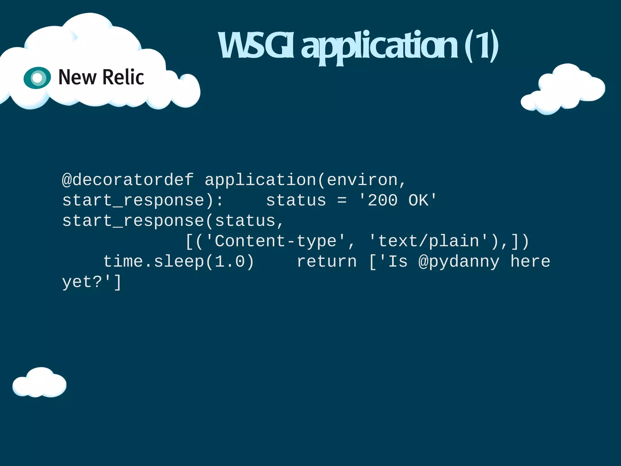 Decorator issues (2)


class Object(object):
    @decorator
    @staticmethod
    def function():
        time.sleep(1.0)

o = Object()

o.function()


  AttributeError: 'staticmethod' object
      has no attribute '__module__'
 