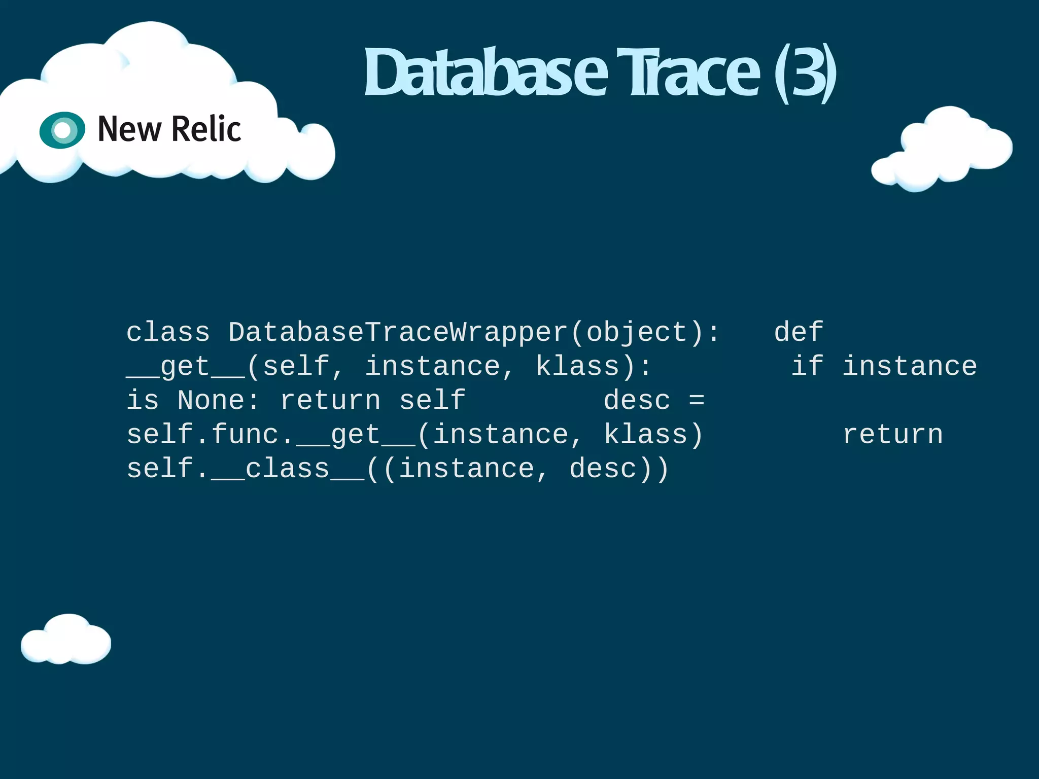 WSGI applications (2)


✴Decorator
 ✴decorator -> wsgi_application()
✴Monkey patching
 ✴wrap_wsgi_application()
 