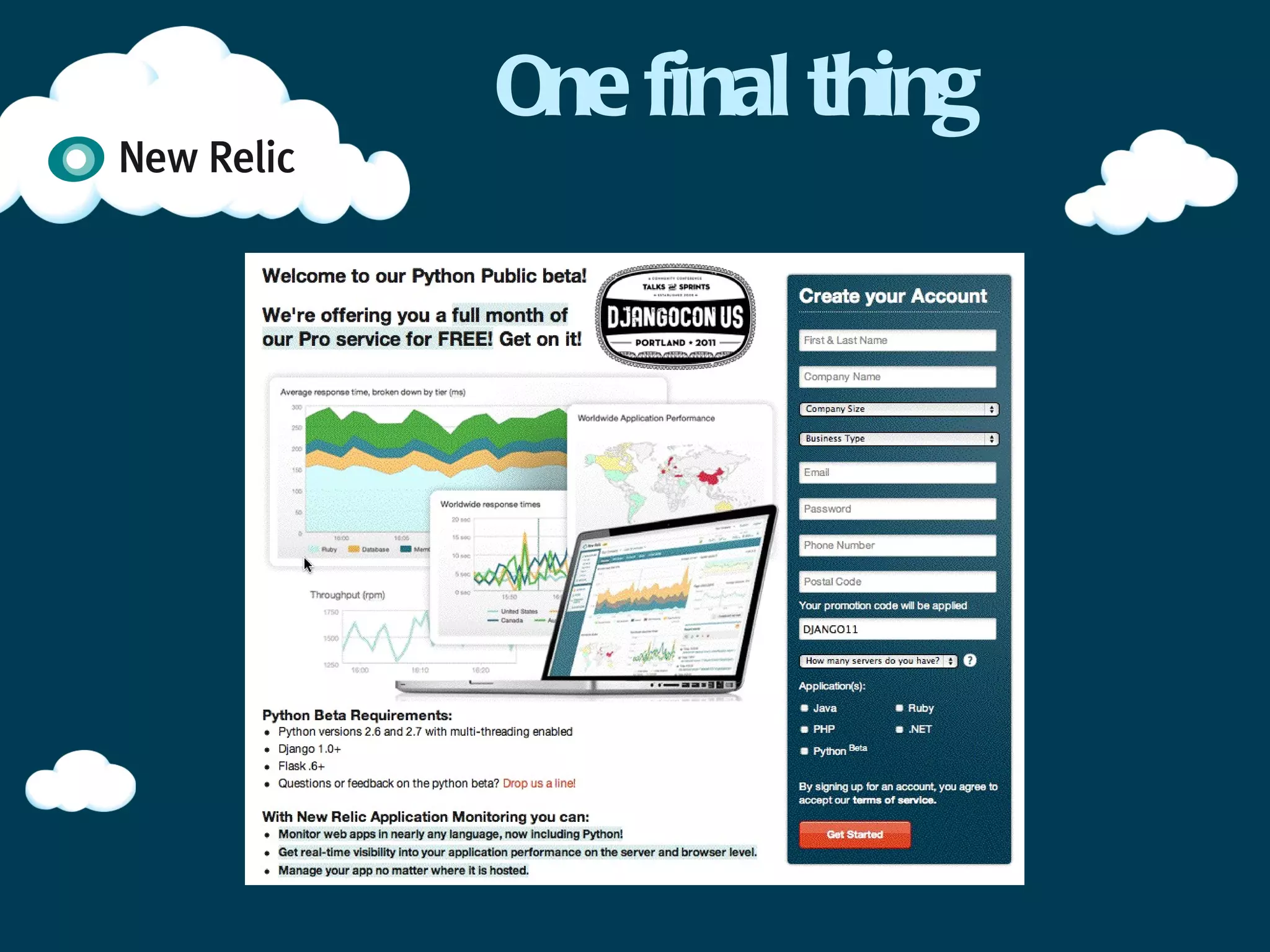 Database Trace (2)

class DatabaseTraceWrapper(object):

    def __init__(self, func, sql):
       functools.update_wrapper(self, func,
                available_attrs(func))

        if type(func) == tuples.TupleType:
            self.instance, func = func
        else:
            self.instance = None

        self.func = func
        self.sql = sql
 
