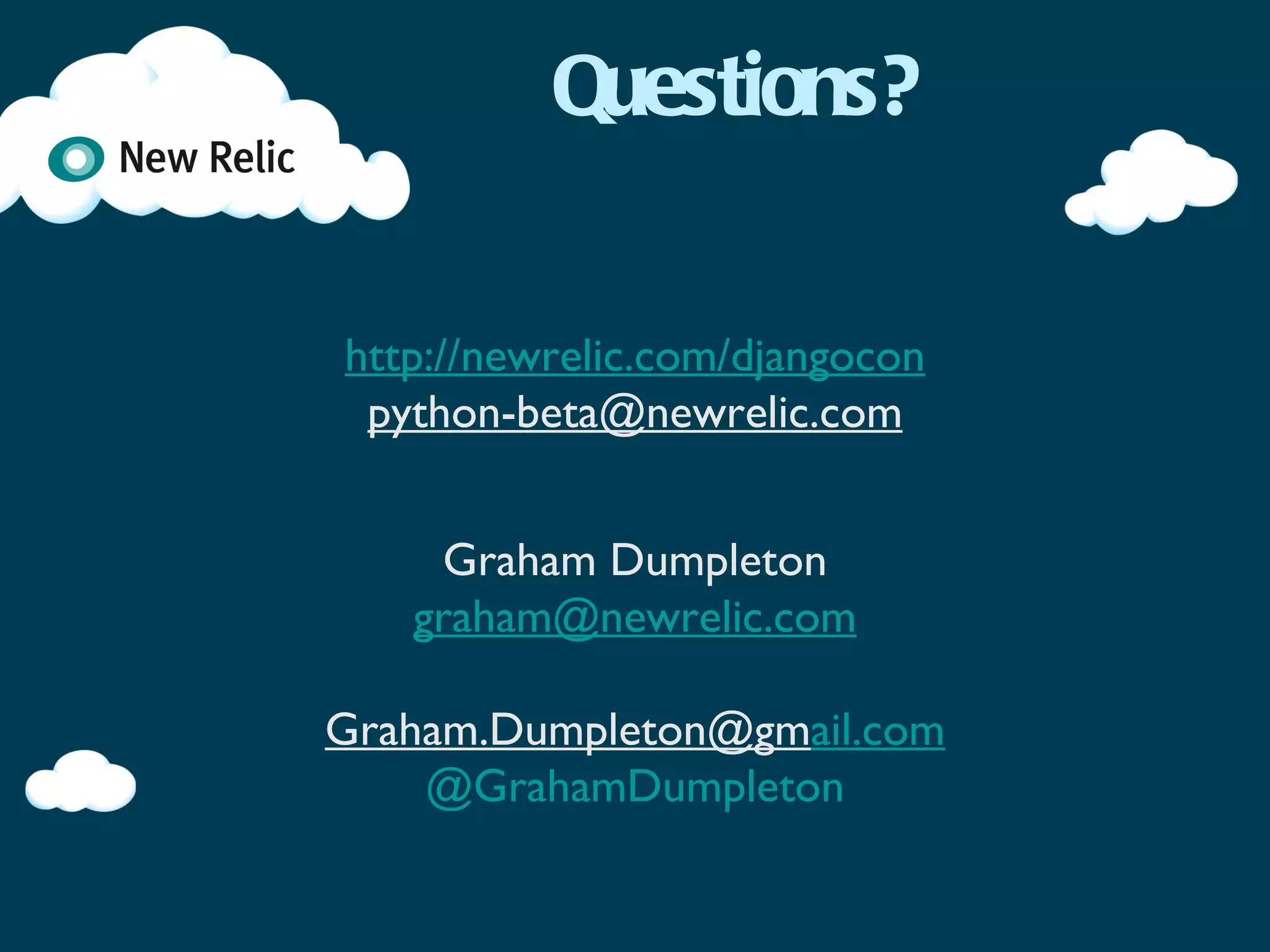Database Trace (3)


class DatabaseTraceWrapper(object):

   def __get__(self, instance, klass):
        if instance is None: return self
        desc = self.func.__get__(instance, klass)
        return self.__class__((instance, desc))
 
