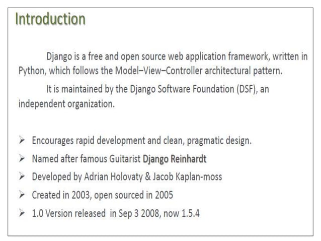 Django for beginners by annai | PPT | Free Download