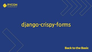 django-crispy-forms
 