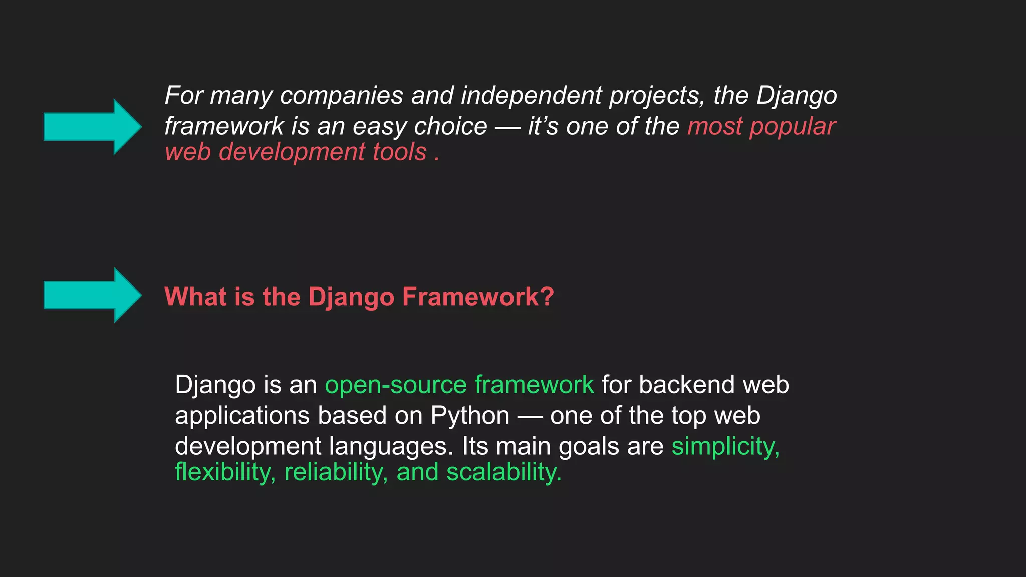 Django framework | PPT