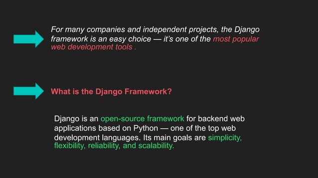 Django framework | PPT