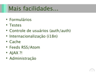 Desenvolvimento web ágil com Django