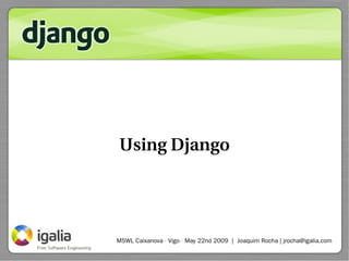 Django Intro