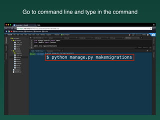 Go to command line and type in the command
 
