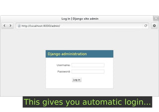 This gives you automatic login...
 