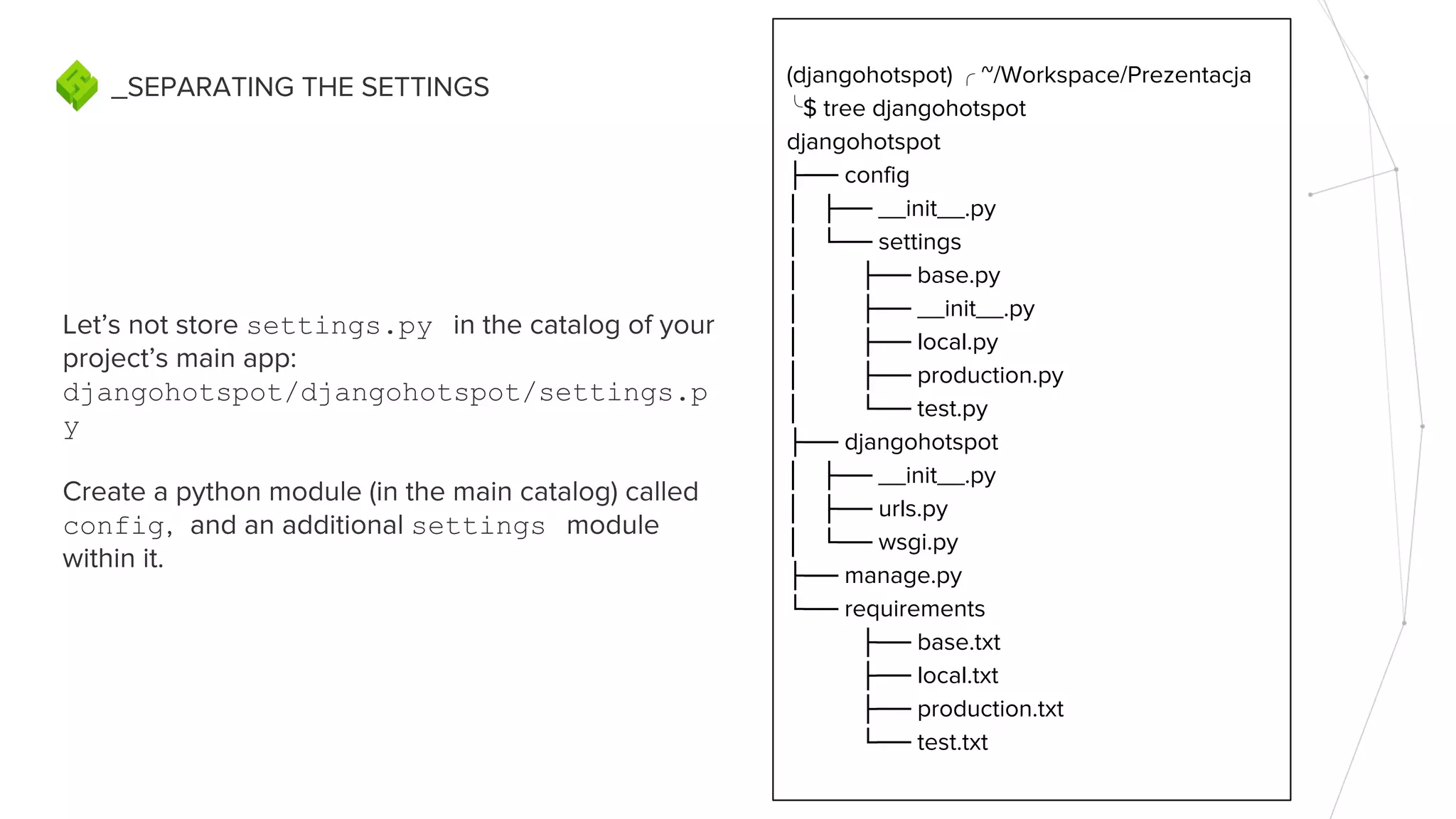 Configuring Django projects for multiple environments | PDF