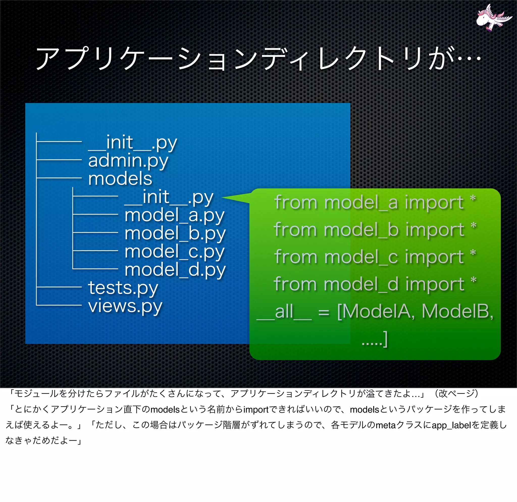 …
models   import   models
                       meta       app_label
 