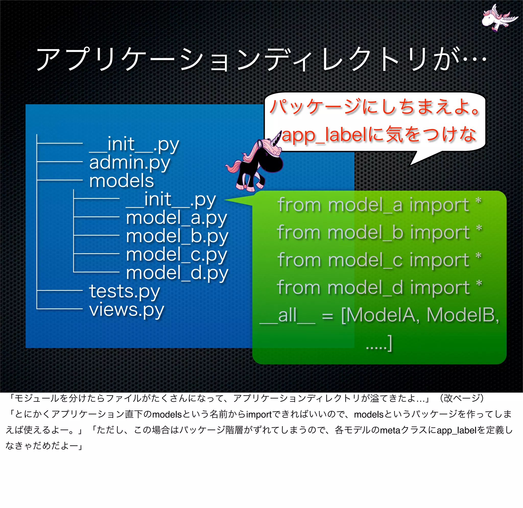 …
models   import   models
                       meta       app_label
 