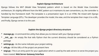 Comprehensive Guide to Django Framework: Features, Architecture, and ...