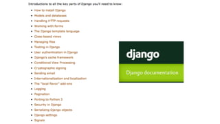 Django per non credenti