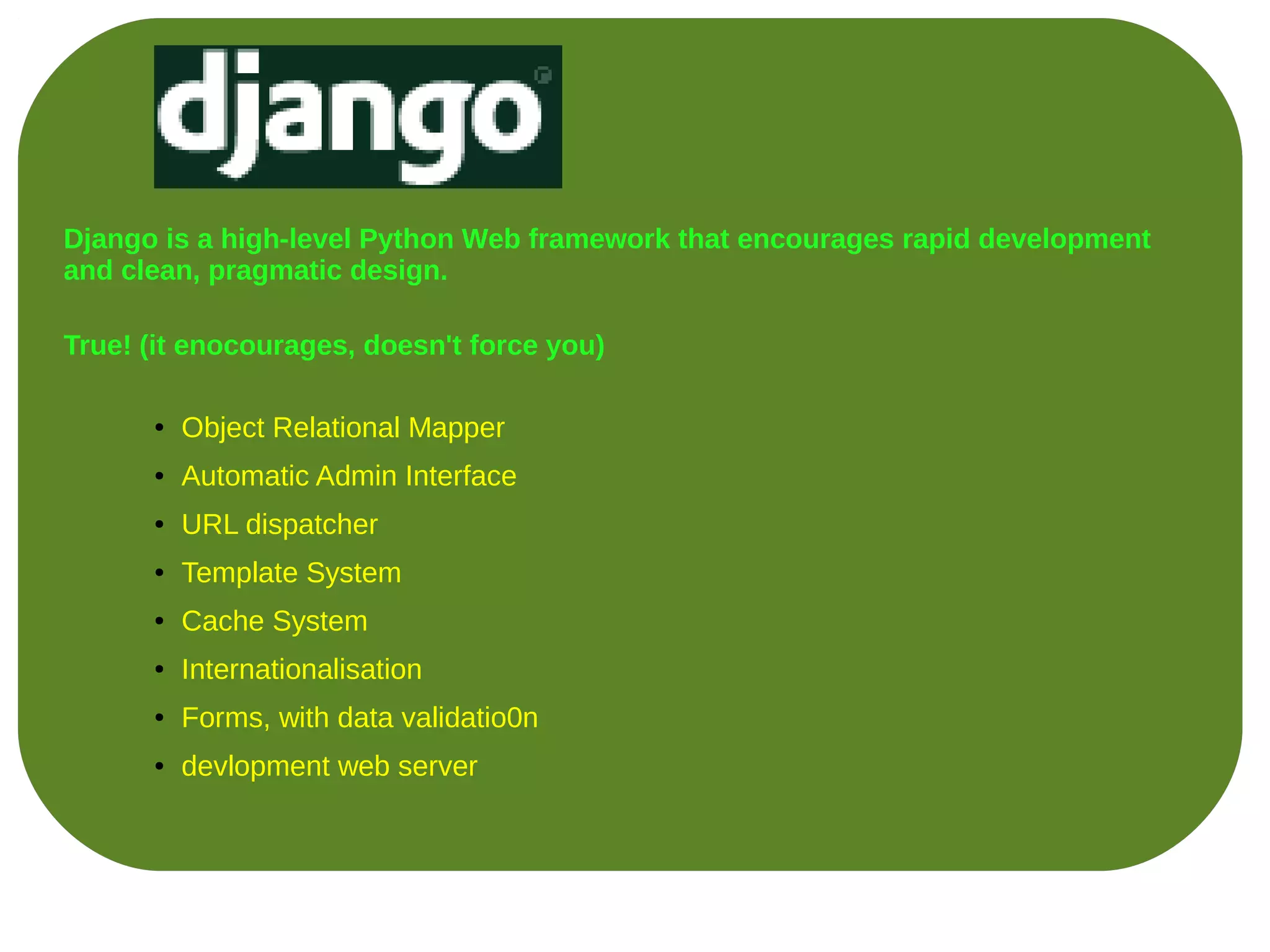 Introduction to Django | PPT