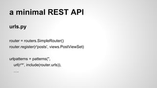 Introduction to Django REST Framework, an easy way to build REST ...