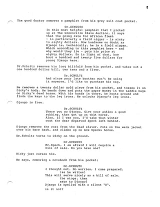 Django Screenplay