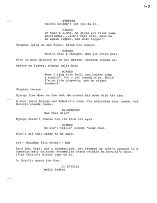 Django Screenplay