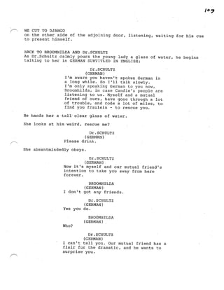 Django Screenplay