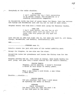 Django Screenplay