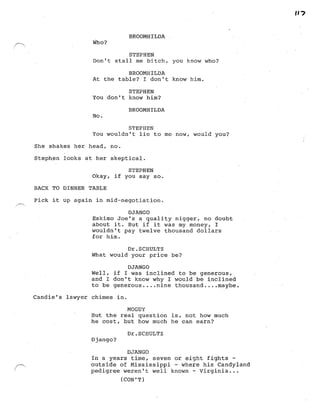 Django Screenplay