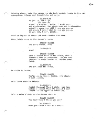 Django Screenplay