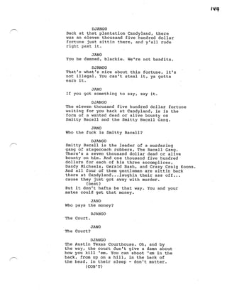 Django Screenplay