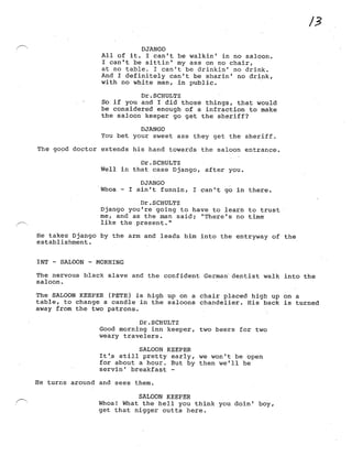 Django Screenplay