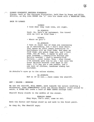 Django Screenplay