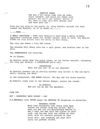 Django Screenplay