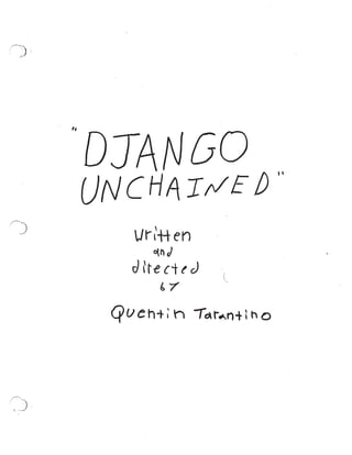 Django Screenplay