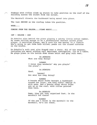 Django Screenplay