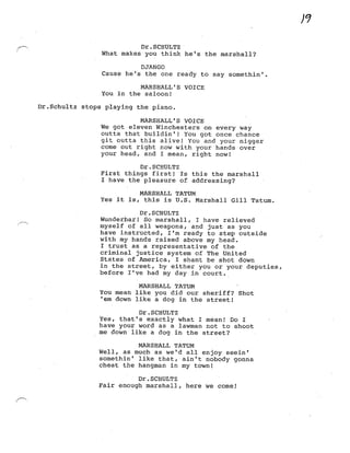 Django Screenplay